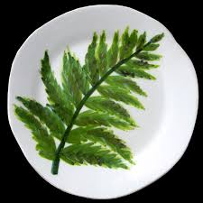 Fern Dessert Plate