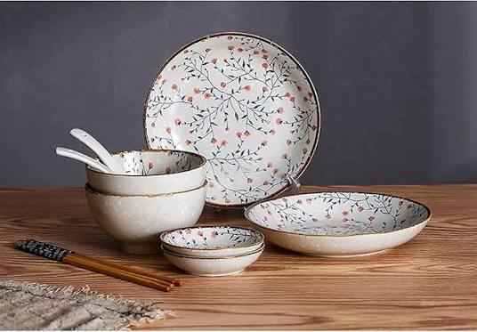 Full Dinnerware Set for Two (8 Pieces)