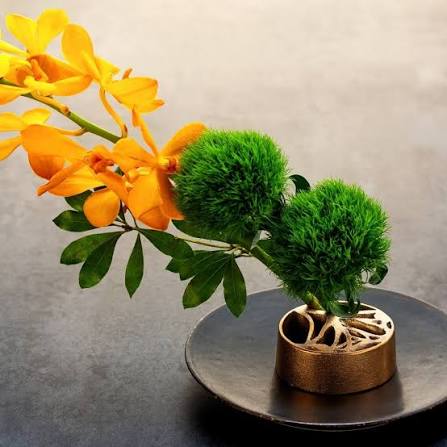 Ikebana Vase with Kenzan