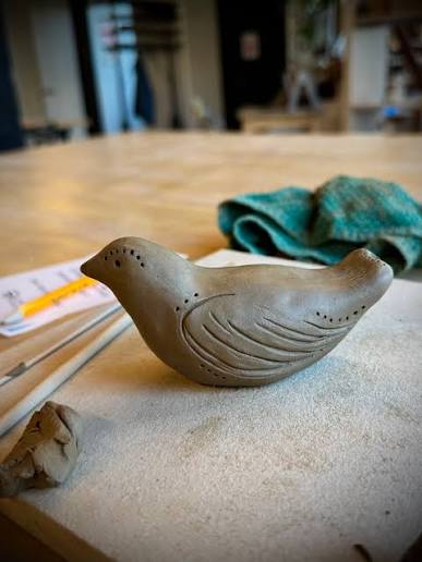 Sculpted Bird Whistle
