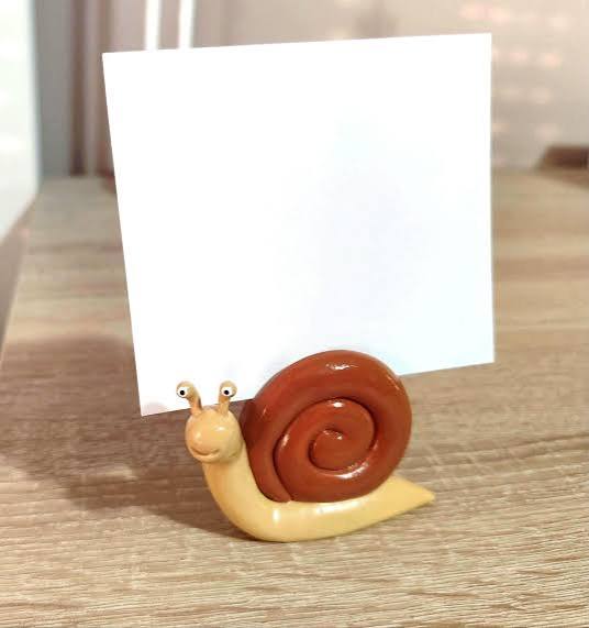 Snail Mail Snail (Note Holder)